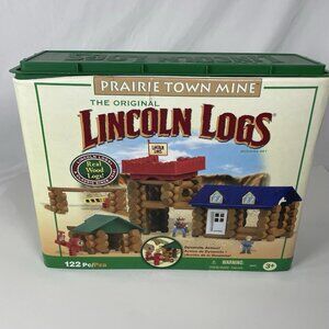 The Original Lincoln Logs Prairie Town Mine Building K'nex 2010 Not Complete